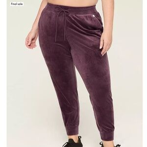 Lane Bryant Livi ribbed velour jogger 18/20, NWT